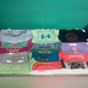Girl shirt lot size 12-14